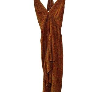 Silk Blend Smocked Back Sundress